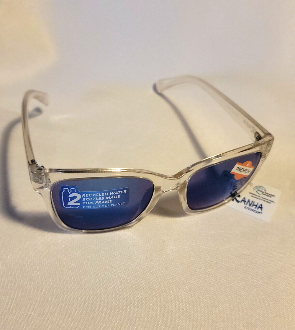Piranha Premium 4 Sunglasses Clear Frames Style # 62148 NEW